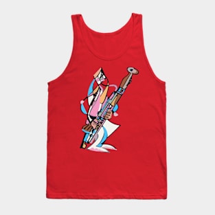 Bunny Bassoonist by Pollux Tank Top